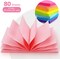 Pop Up Sticky Notes, 8 Bright Multi Colors,Accordion Self-Stick Notes, Purple Sticky Notes 8 Pads 80 Sheet/Pad